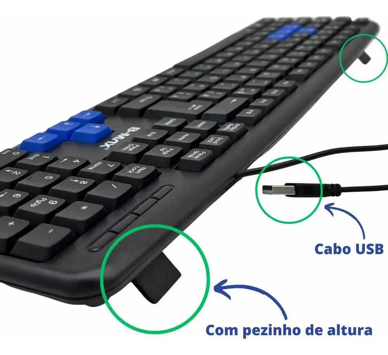 Teclado USB ABNT2