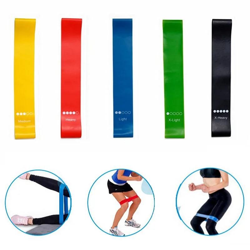 Kit de Bandas de Resistência para Yoga e Pilates