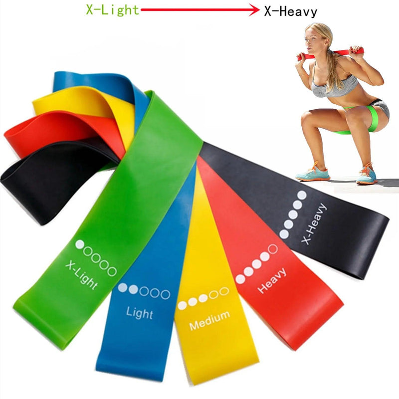 Kit de Bandas de Resistência para Yoga e Pilates