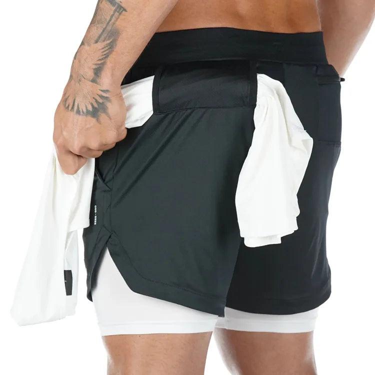 Shorts Esportivos 2 em 1