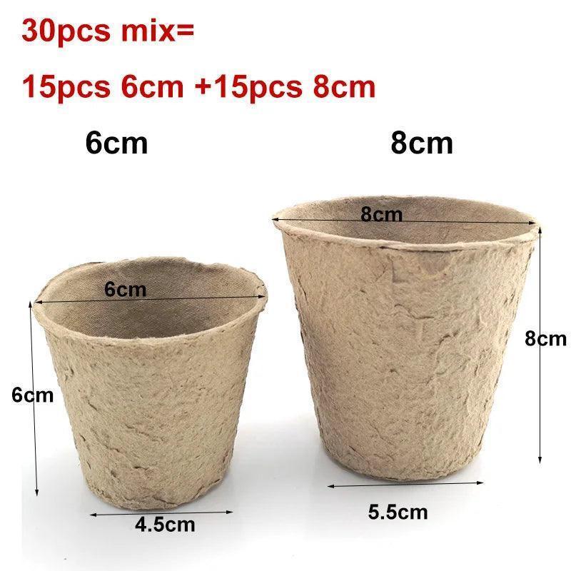 Vaso de planto biodegradável - Núcleo Seguro 